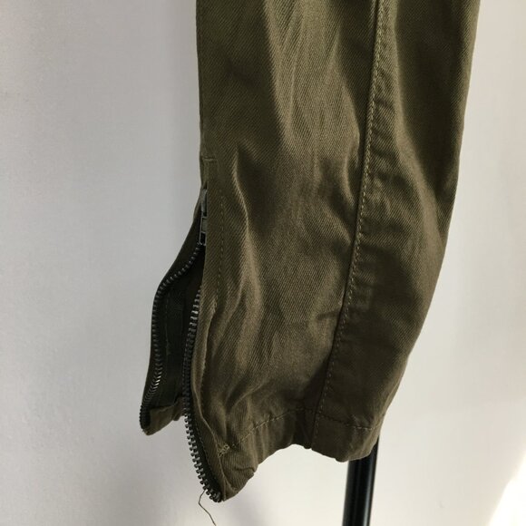 LUCKY BRAND Green Zip Ankle Drawstring Waist Jogger Pant - Picture 7 of 14